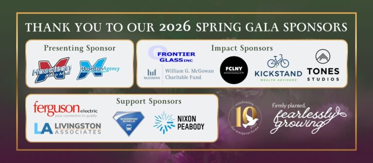 The Margaret Home Gala Website Banner sponsors